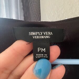 Simply Vera Vera Wang Black Dress